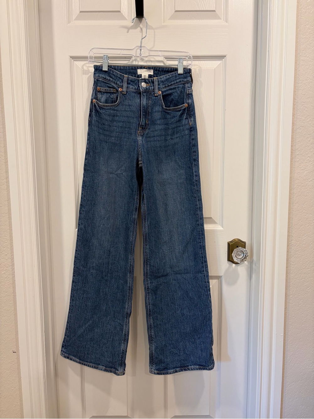 Zara High Waisted Wide Leg Denim